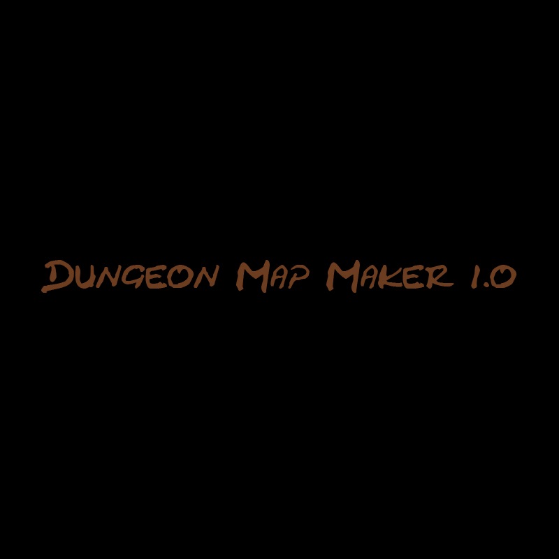 Example of a Randomly Generated Dungeon Map by Dungeon Maker 1.0